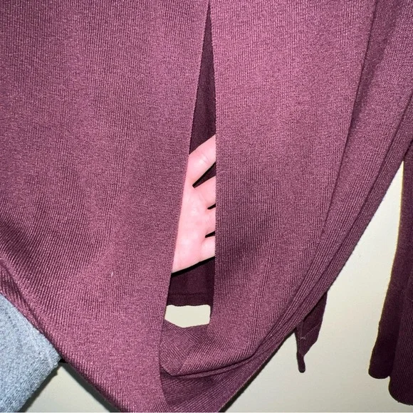 Lululemon Bring It Backbend Cashmere Blend Sweater Maroon Medium - Picture 8 of 8